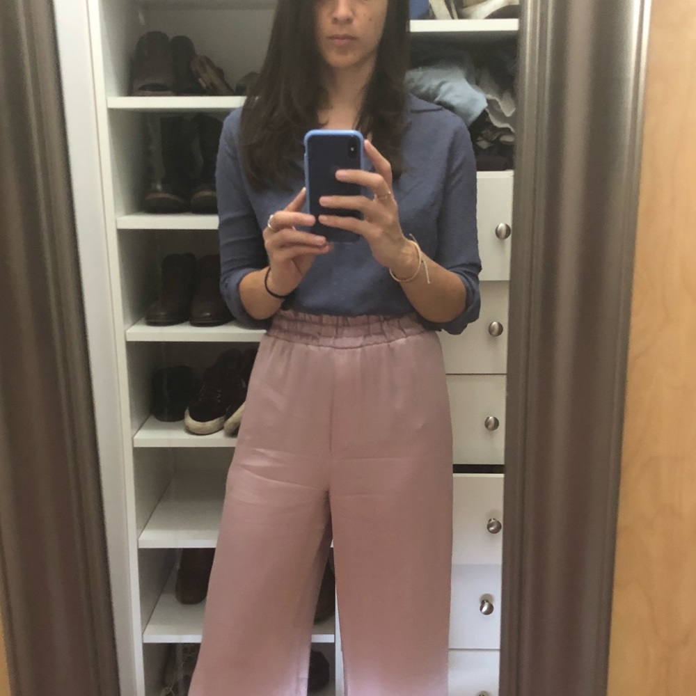 Equipment silk long sleeve top